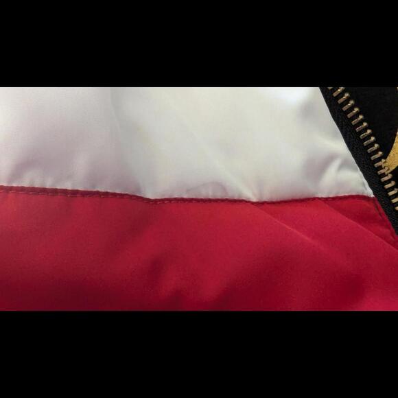 Spiritual Gangster Chevron Stripe Hooded Puffer- Size S - Picture 8 of 9